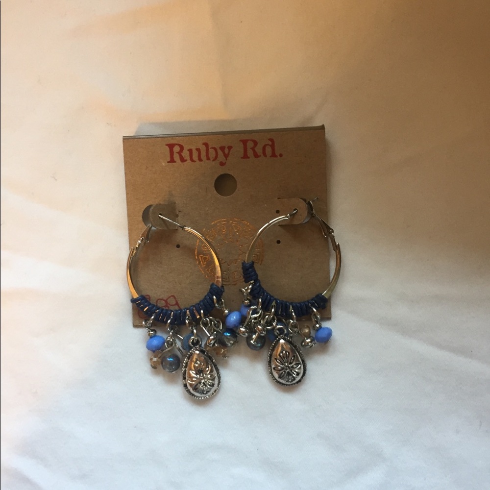 Ruby Red Earrings